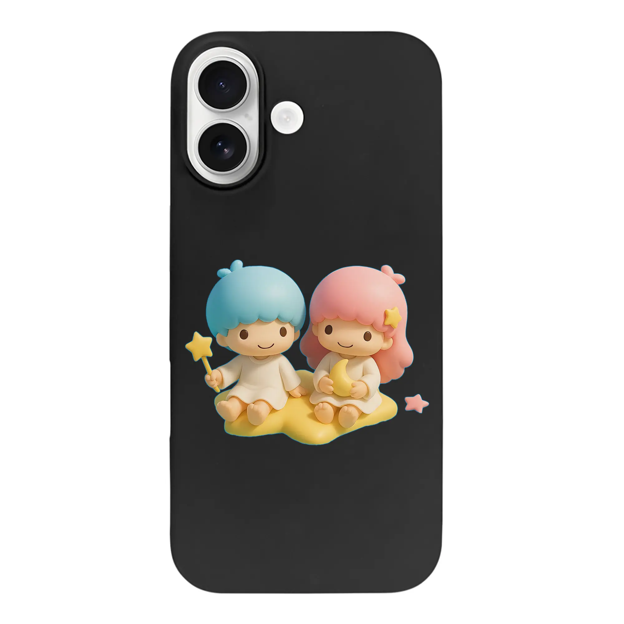 サンリオ グッズ,リトルツインスターズ - iPhone 17 シリーズ シリコンケース 薄型 耐衝撃 指紋防止 ソフトタッチカバー 精密フィット 傷防止 保護ケース iPhone 17/17 Air/17 Pro/17 Pro Max 対応